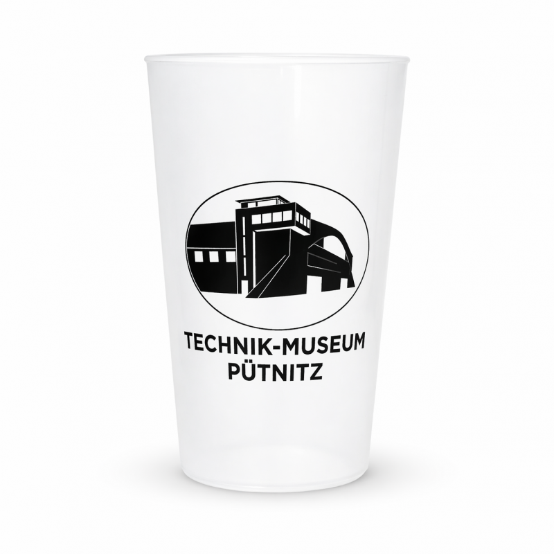 EXKLUSIVER TECHNIK-MUSEUM PÜTNITZ TRINKBECHER 0,5 L